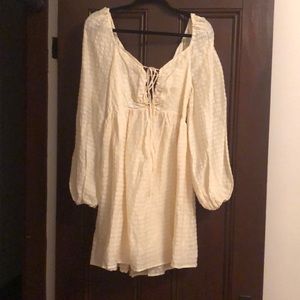 Free people linen blend dress - NWT